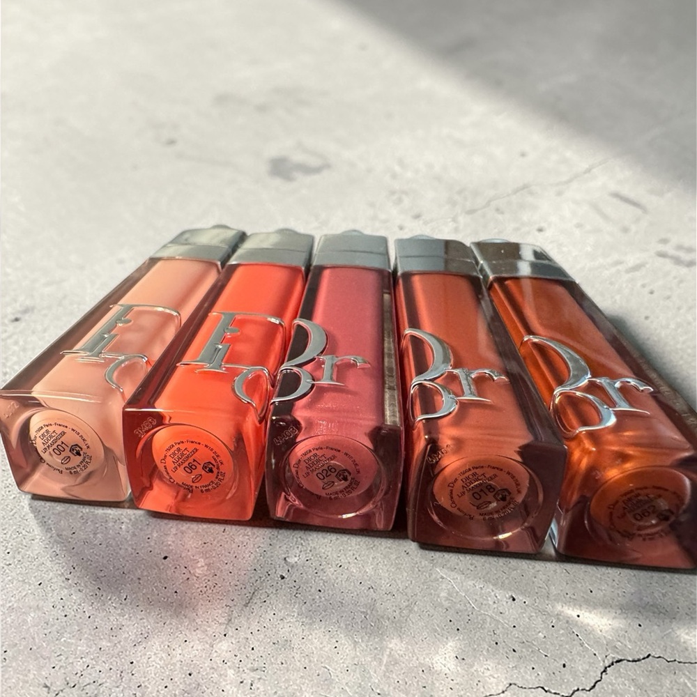 Dior 5 piece Lip Addict Lip Maximizer Plumping Lip Gloss - Picture 2 of 2